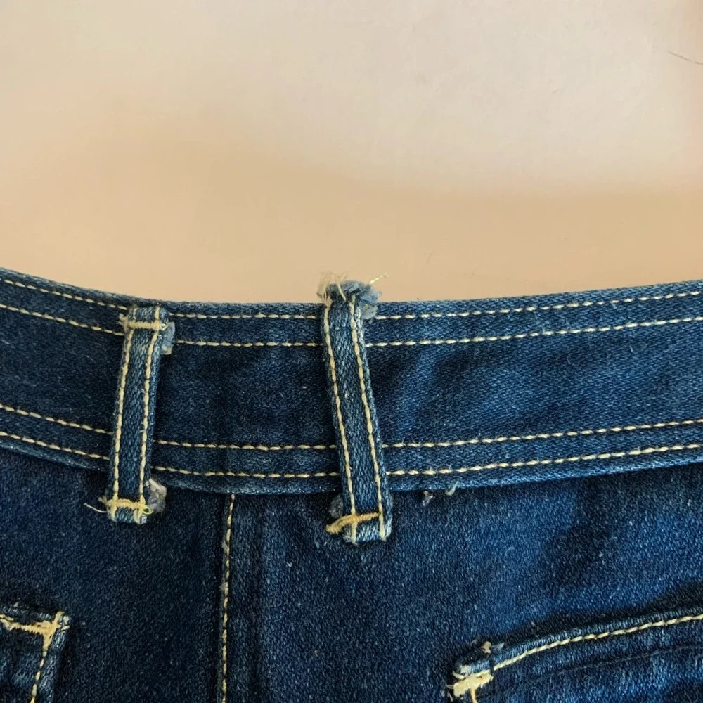Vintage Givenchy 70's style straight leg high rise jeans. Size 28. - Picture 10 of 17